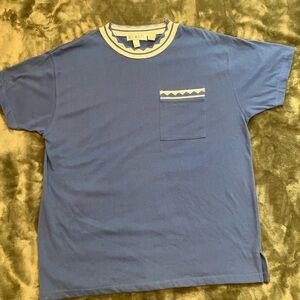 Blue Short Sleeve Men's Tee